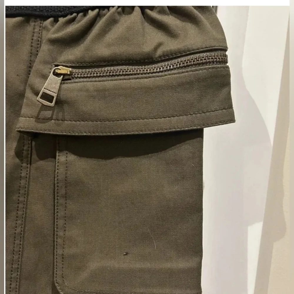 SALE BURBERRY Pencil Military Skirt Pockets size 2 - Picture 6 of 7